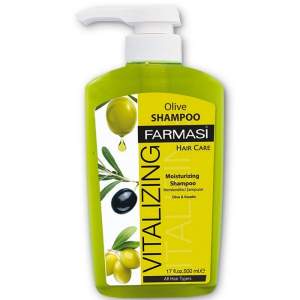 Восстанавливающий шампунь для волос с экстрактом оливы Farmasi Shampoo Olive